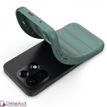 Magic Shield guminis dėklas - žalias (Oneplus 15) Magic Shield guminis dėklas - žalias (Oneplus 15)